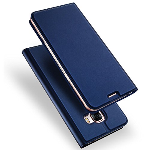 Funda Samsung Galaxy A5 2017, DUX DUCIS Skin Pro Series Ultra Slim Layered Dandy, Pata De Cabra,Magnetico, TPU Parachoques, Protección De Cuerpo Completo para Samsung Galaxy A5 2017 (Azul Marino)