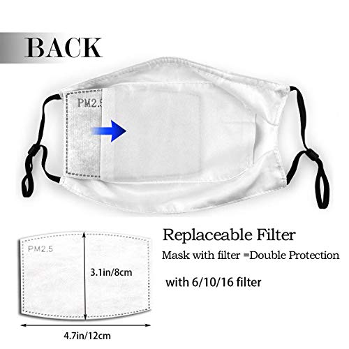 Funda unisex con filtro transpirable y reutilizable, diseño de cangrejos rojos y pasamontañas para actividades al aire libre de adultos
