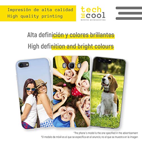 Funda Xiaomi Mi A2 Personalizada con Fotos, imágenes, Logotipos. Carcasa, Funda Silicona Flexible [Resistente a Golpes - 1.5mm Grosor] [Impresión Alta definición]