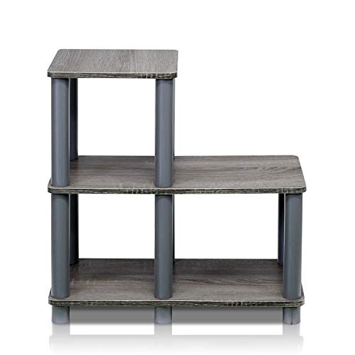 Furinno Estantes sin herramientas Gris/Gris.