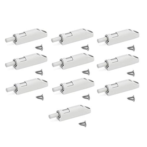 FURNICA 10x Amortiguador de puerta de mueble de cierre suave + Adapter (Gris)