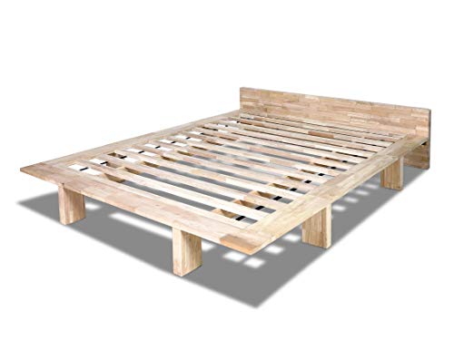 Futon On Line Cama Milano, Natural, 140 x 200 cm.