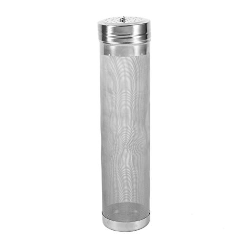 Fydun Filtro de lúpulo, Acero Inoxidable Cerveza casera Cerveza Vino Filtro de la tolva Filtro 300 micras Accesorio útil para el hogar