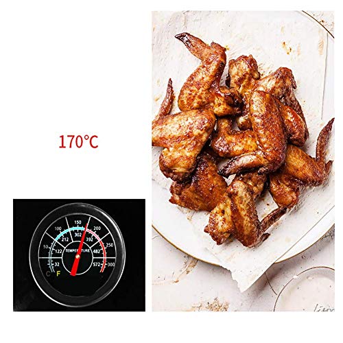 FYLD Exterior BBQ,Inoxidable Parrillas,Barbacoas de Carbón de Leña,Asador Portátil - Adecuado para Picnic al Aire Libre terraza Patio Camping,37.5 * 45.5cm
