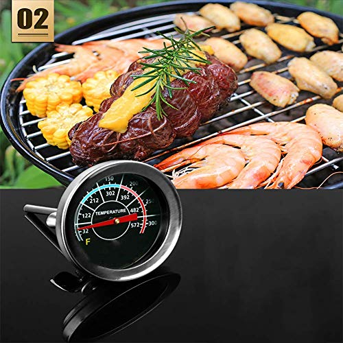 FYLD Exterior BBQ,Inoxidable Parrillas,Barbacoas de Carbón de Leña,Asador Portátil - Adecuado para Picnic al Aire Libre terraza Patio Camping,37.5 * 45.5cm