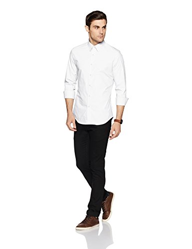 G-STAR RAW Core Super Slim Camisa Vaquera, Blanco (White 110), XS para Hombre