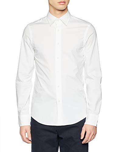 G-STAR RAW Core Super Slim Camisa Vaquera, Blanco (White 110), XS para Hombre