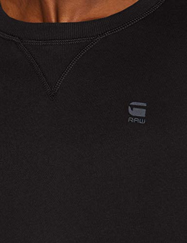 G-STAR RAW Premium Basic Sudadera, Negro (Dk Black C235-6484), XX-Large para Hombre