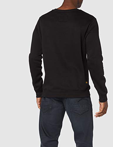 G-STAR RAW Premium Basic Sudadera, Negro (Dk Black C235-6484), XX-Large para Hombre