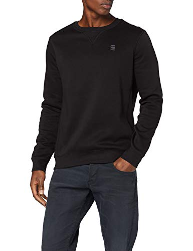 G-STAR RAW Premium Basic Sudadera, Negro (Dk Black C235-6484), XX-Large para Hombre