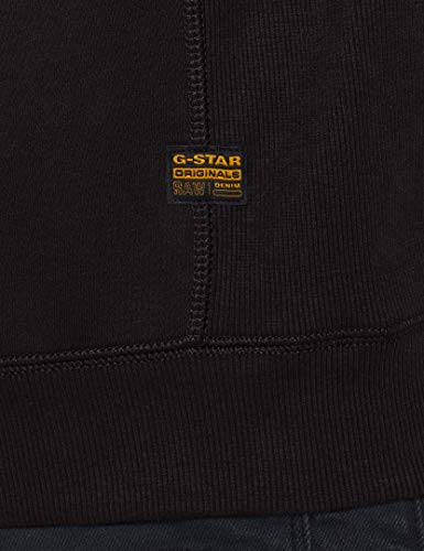 G-STAR RAW Premium Basic Sudadera, Negro (Dk Black C235-6484), XX-Large para Hombre