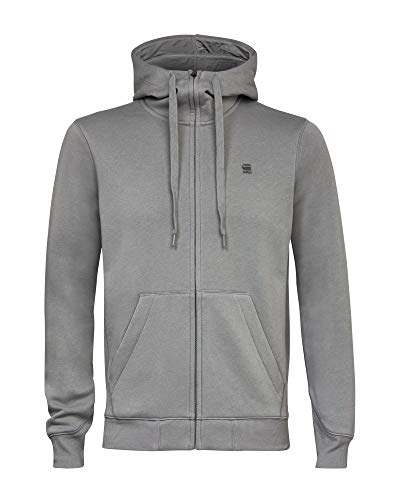 G-STAR RAW Premium Core Hooded Zip Jersey de Punto, Edificio C235-8166, Medium para Hombre