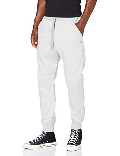 G-STAR RAW Premium Core Type C Sweatpants Pantalones Casuales, según htr Gris C235-A302, Large para Hombre