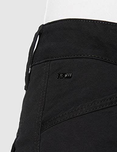 G-STAR RAW Rovic Mid Waist Skinny Pantalones, Negro (dk Black 5126-6484), W25/L32 (Talla del Fabricante: 25W / 32L) para Mujer