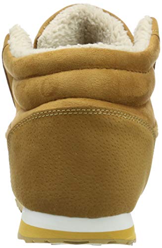 Gaatpot Zapatos Invierno Botas Forradas de Nieve Zapatillas Sneaker Botines Planas para Hombres Mujer Amarillo EU 35.5 = CN 36