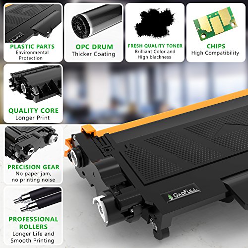 GadFull Tóner compatible con Brother HL-2135 W| 2230 | 2240 | 2250DN | MFC-7240 | 7460DN | 7360N | DCP-7060 | 7065DN | 7070DW | Konika Minolta 1590MF | Corresponde al original TN-2220 / TN-2210
