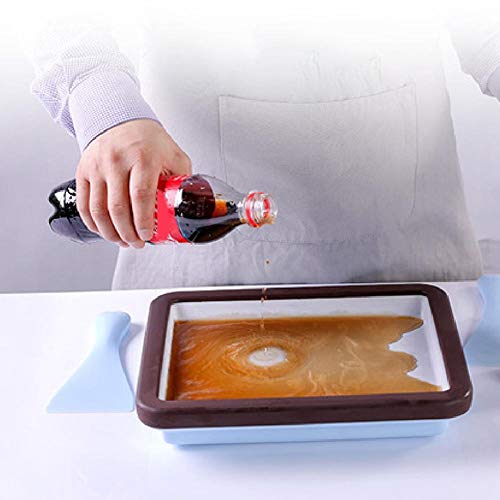 gaeruite Ice Cream Roll Maker, Mini Ice Cream Maker Fried Ice Cream Pan Instant Ice Maker Pan Pan con 2PCS Ice Cream Spade, para Helado casero Enrollado