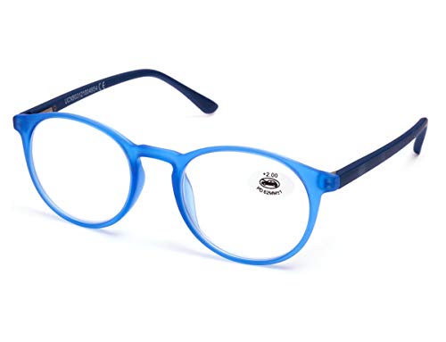 Gafas de Lectura Vista Cansada Presbicia, Graduadas Dioptrías，Gafas de Hombre y Mujer Unisex con Montura de Pasta, Bisagras de Resorte, Para Leer, Ver de Cerca. Pack de 3(+100 Pack de 3)