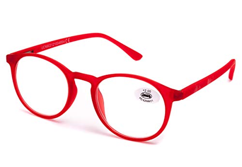 Gafas de Lectura Vista Cansada Presbicia, Graduadas Dioptrías，Gafas de Hombre y Mujer Unisex con Montura de Pasta, Bisagras de Resorte, Para Leer, Ver de Cerca. Pack de 3(+100 Pack de 3)