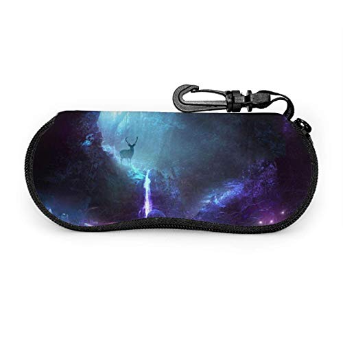 Gafas de sol Fantasy Forest Cave con hebilla de cerradura Estuche de gafas de bolsa blanda