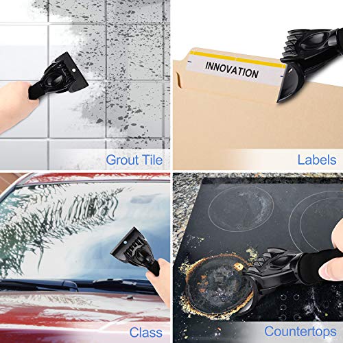 Gafild Raspador de Hielo Guante, ABS rasqueta Cepillo de Nieve con EVA Guante Forrado Rascadores de hielo para Parabrisas de Coches SUV Autos Camión y Camionetas