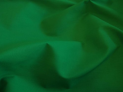 Gala de color verde esmeralda Plain tela de polialgodón (por metro)