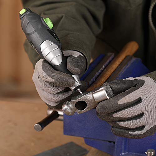 GALAX PRO 13W Herramientas de Grabado,Grabadora Velocidad Variable 4 Nivel, 4 Puntas de Carburo Intercambiables y una Plantilla de Letras y Números para Grabar Madera, Metal, Vidrio, Plástico