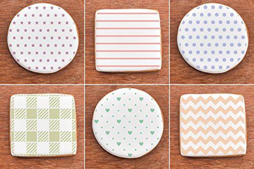 Galletas y Craft Stencil Set"" Basic 6 pcs