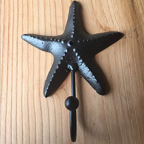 Gancho para colgar en la pared, diseño de ballena de hierro fundido, ideal para decoración del hogar o dormitorio