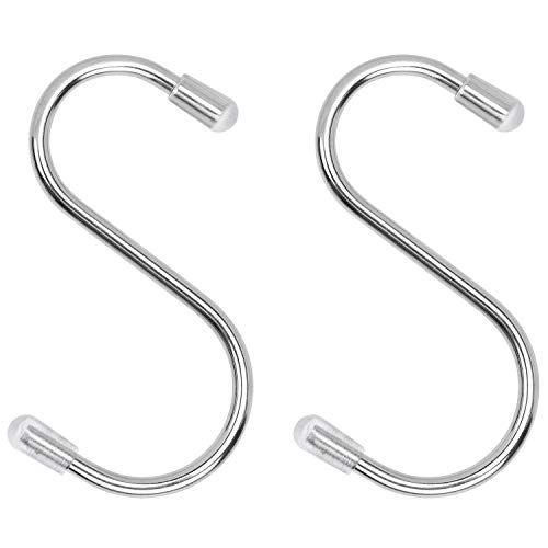 Ganchos magnéticos para colgar en forma de S, de acero inoxidable, para oficina, cocina, cuarto de baño, dormitorio (tamaño pequeño), 15 unidades