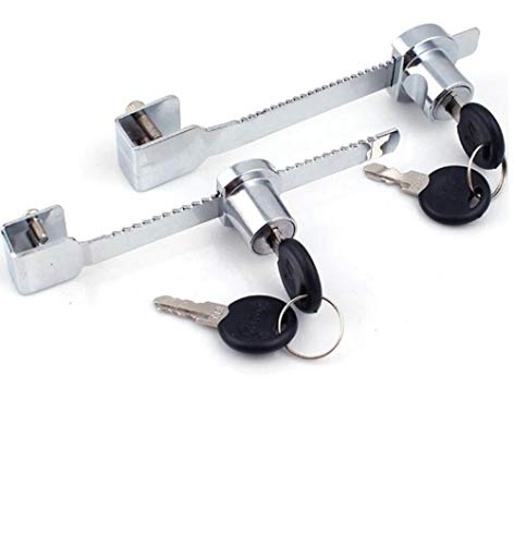 GangKun Cerradura Dentada de Vidrio, Puerta de gabinete, Cerradura de Puerta corredera, gabinete, Puerta, Vitrina, mostrador, archivador, archivador, Cerradura de congelador@si