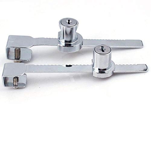 GangKun Cerradura Dentada de Vidrio, Puerta de gabinete, Cerradura de Puerta corredera, gabinete, Puerta, Vitrina, mostrador, archivador, archivador, Cerradura de congelador@si