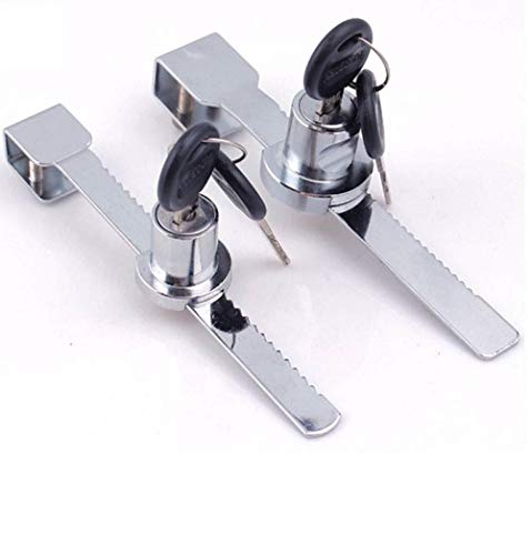 GangKun Cerradura Dentada de Vidrio, Puerta de gabinete, Cerradura de Puerta corredera, gabinete, Puerta, Vitrina, mostrador, archivador, archivador, Cerradura de congelador@si