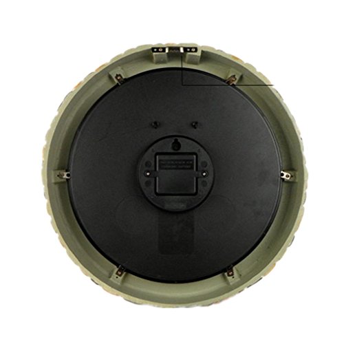 GAOHAILONG gaohl Metal de Quartz Reloj De Pared Silenciar la Vivos?ischen Estilo rústico adoquinado 16 Pulgadas