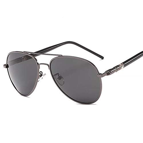 GAOLILI Lentes de conducción Marco de la Calidad de Gran tamaño de la Pierna de la aleación de los Hombres Gafas de Sol polarizadas Gafas de Diseño Conductor de conducción Gafas de Sol (Color : B)