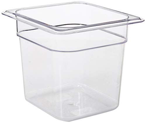 García de Pou 202.18 Cubeta Gastronorm 1/6-1.9 L, 17.6 x 16.2 x 15 Cm, Transparente
