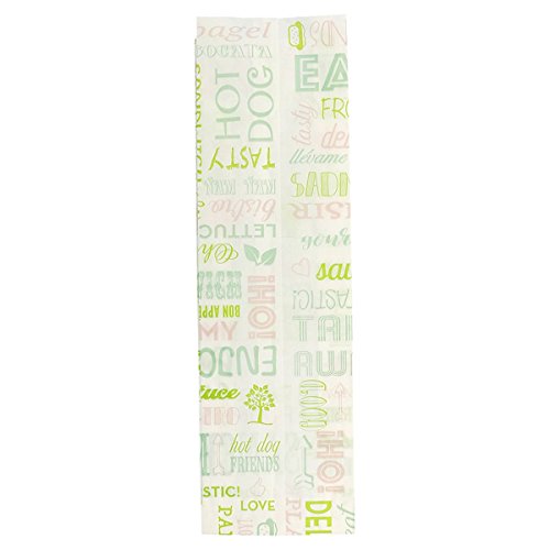 García de Pou 229.22 Bolsas para Baguettes Parole 34 G/M2 9 + 4 x 30 Cm, Set de 500, Blanco