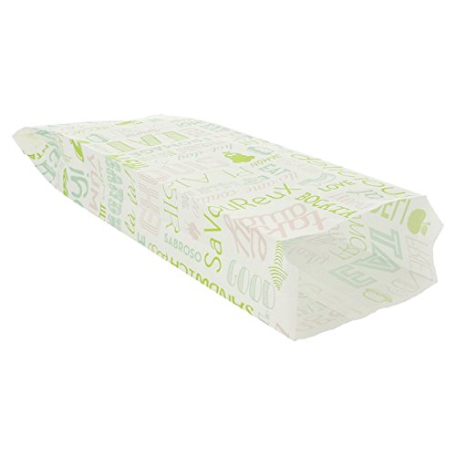 García de Pou 229.22 Bolsas para Baguettes Parole 34 G/M2 9 + 4 x 30 Cm, Set de 500, Blanco