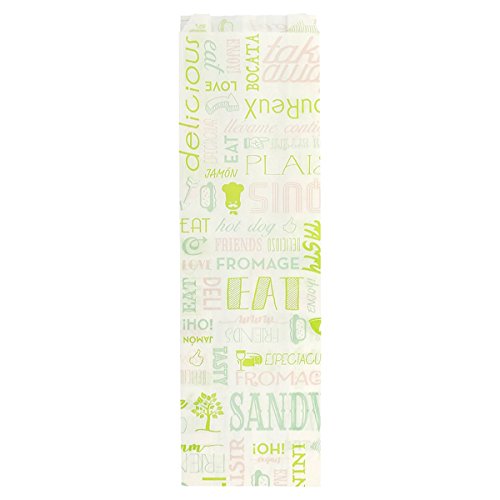 García de Pou 229.22 Bolsas para Baguettes Parole 34 G/M2 9 + 4 x 30 Cm, Set de 500, Blanco