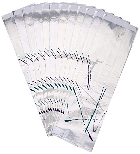 García de Pou Bolsas de Aluminio y Papel para Sándwiches Baguette, 52 G/M2, 9 x 4 x 30 cm, Set de 500, Plateado