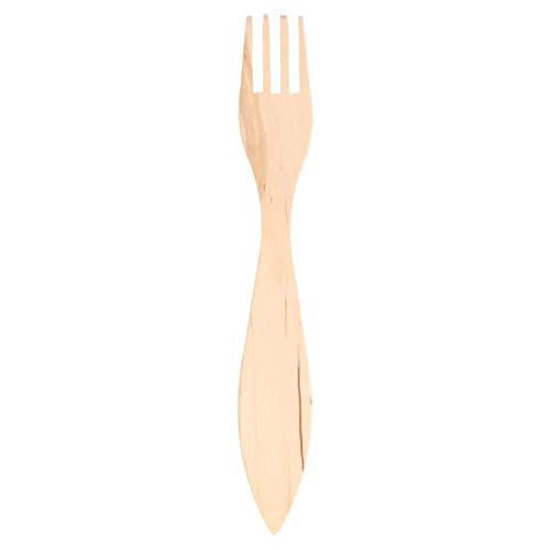 García de Pou Tenedor angulas, Madera, Natural, 15 cm, 100
