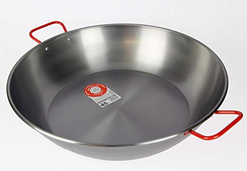 Garcima 5020037 Sartén Honda Pulida con Asas 45 cm