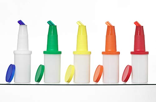 Garnet 6000-B Speed Bottle de 1 litro – Recipiente de zumos y jarabes – 1 unidad – El tarro está equipado con tapón de cierre – Fabricado en Italia, plástico