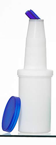 Garnet 6000-B Speed Bottle de 1 litro – Recipiente de zumos y jarabes – 1 unidad – El tarro está equipado con tapón de cierre – Fabricado en Italia, plástico