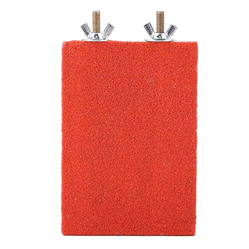 Garosa Bird Perch Stand Plataforma Duradera Pata De Molienda Junta Limpia Práctica Mascotas Jaula Accesorios Stands Juguete para Loros(Rojo)