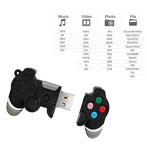 Garrulax Memoria USB, Pendive USB 2.0, Premium Impermeable Linda Silicona 16GB / 32GB Alta Velocidad Pen Drive Memory Stick Flash Drive Memorias