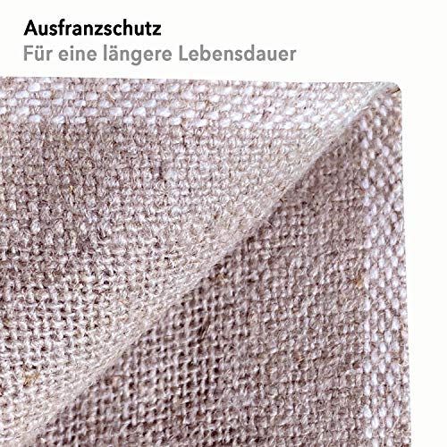 Gastrodock Premium panadería XXL tamaño 160 x 60 cm – Paño de masa de 100% lino natural sin tratar de Francia – paño de lino para hornear – Backleinen, Teigtuch, Tischläufer Made in Europe