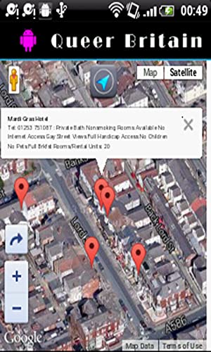 GAY - GPS : UK Gay Friendly Hotel and Bar Finder