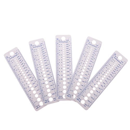 Gazechimp Reglas de 2-10mm 5 Agujas Herramienta de Coser Costura y Manualidad para Artesanía de Tejer Duradero Fàcil de Usar con Agujas Circulares