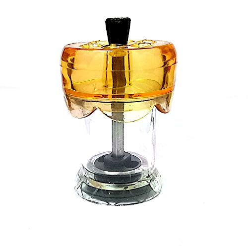 G&D Molinillo de Pimienta acrílico Herramienta de molienda de Pimienta Negra Manual y Disher de Sal (2 en 1) (Multicolor), Regalo del Día de la Madre